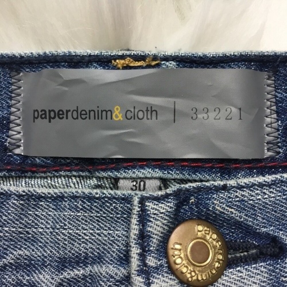 Anthropologie Paper Denim & Cloth Cut Off Jean Shorts 30 - Picture 2 of 7